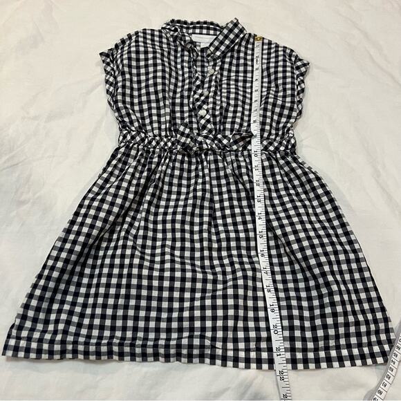 Charter Club Gingham Check Fit and Flare Dress sz 5 girl black and white - Picture 8 of 9